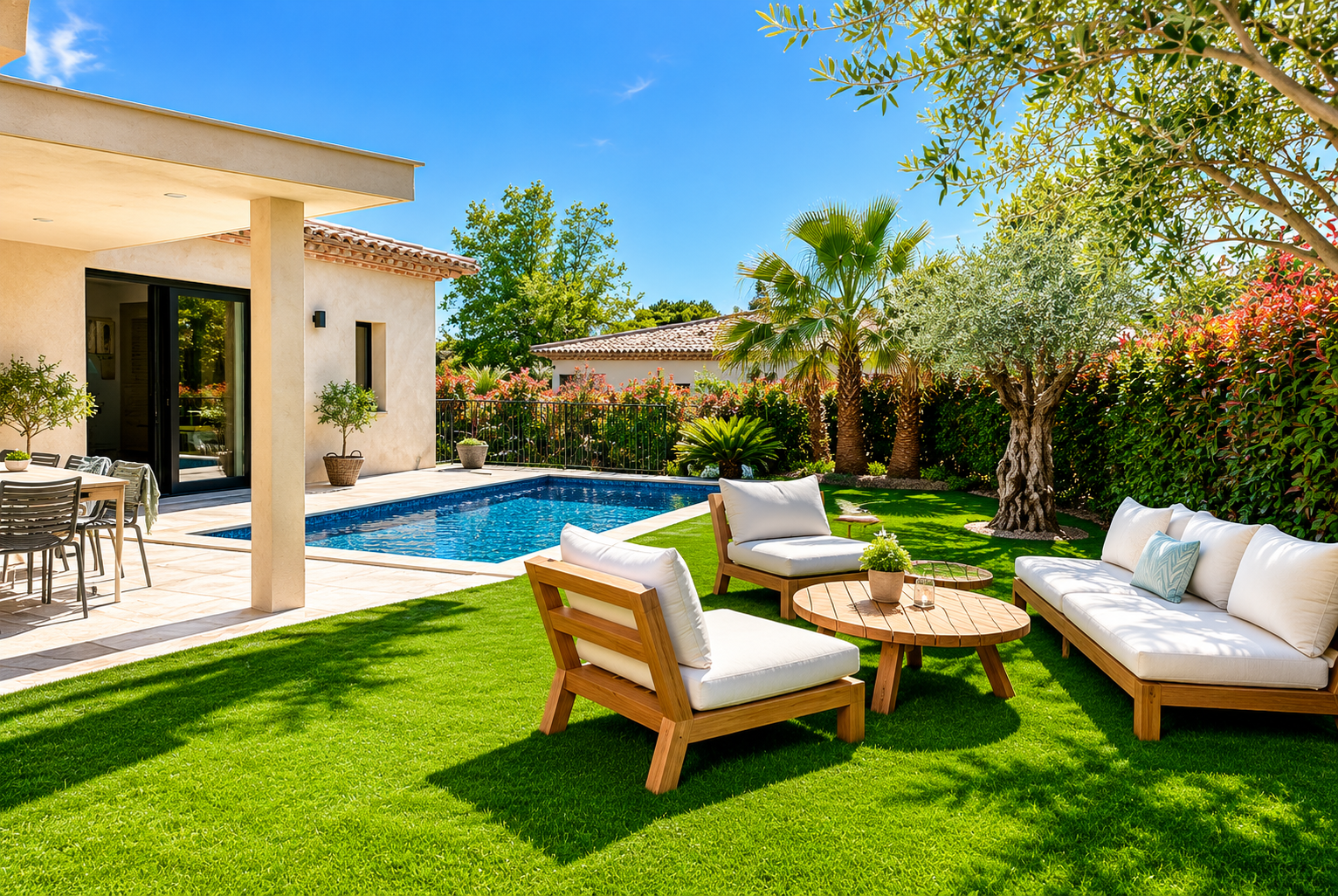 Magnifique villa moderne à la vente à deux pas du centre ville de Sainte Maxime, avec 3 chambres piscine et garage – Image 3